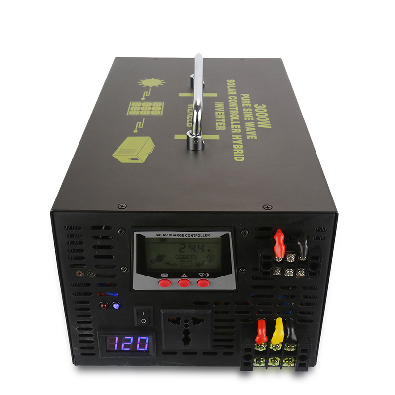 Inverter Pure Sine Wave 60Hz 120V 3000W - Pure Sine Wave Hybridอินเวอร์เตอร์พลังงานแสงอาทิตย์3000W 12V/24V/36V/48V DCถึง120V/220V/230V/240V