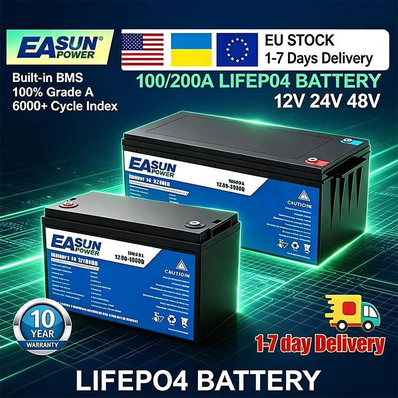 แบตเตอรี่ EASUN POWER LiFePO4  - Grid Tie Inverter Limiter 2000W บทวิจารณ์และราคา