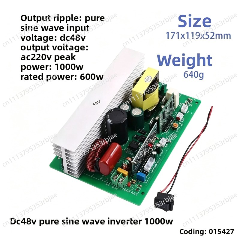 อินเวอร์เตอร์คลื่นไซน์บริสุทธิ - Pure Sine Wave Inverter Board 24V 48V บทวิจารณ์และราคา