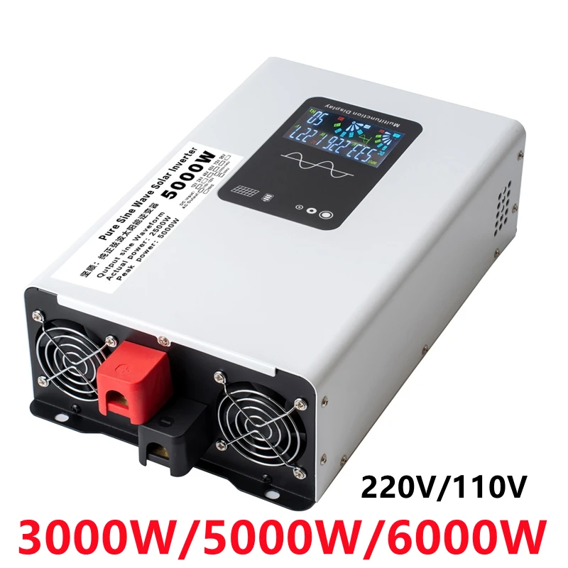 อินเวอร์เตอร์ PURE Sine WAVE 3 - Pure Sine Wave Inverter 5000W 48V 220V บทวิจารณ์และราคา
